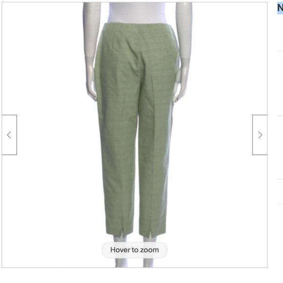 New with tag PIAZZA SEMPIONE Straight Leg Pants Italy - Picture 3 of 3